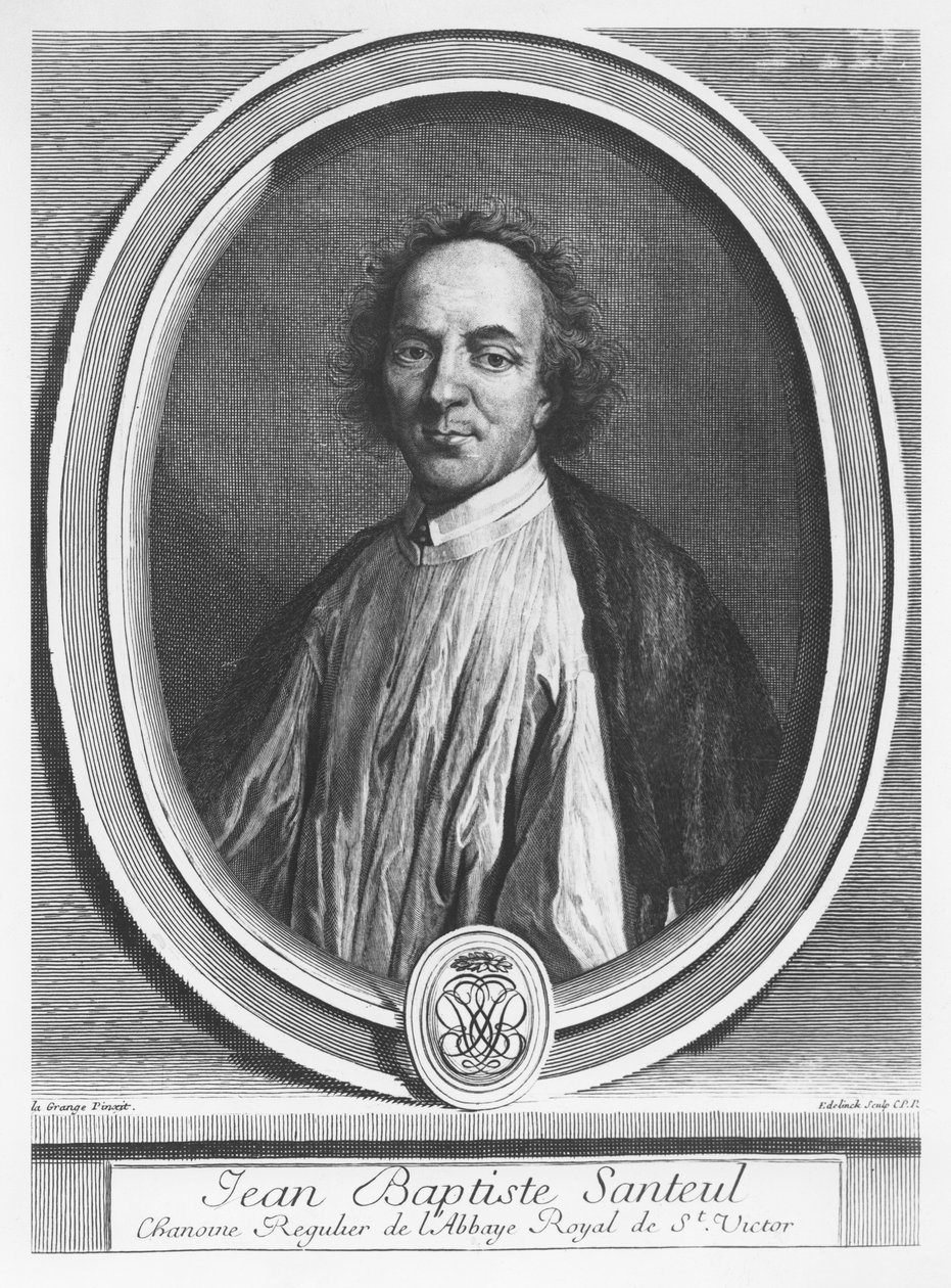Jean-Baptiste de Santeul portréja alkotó: Gérard Edelinck