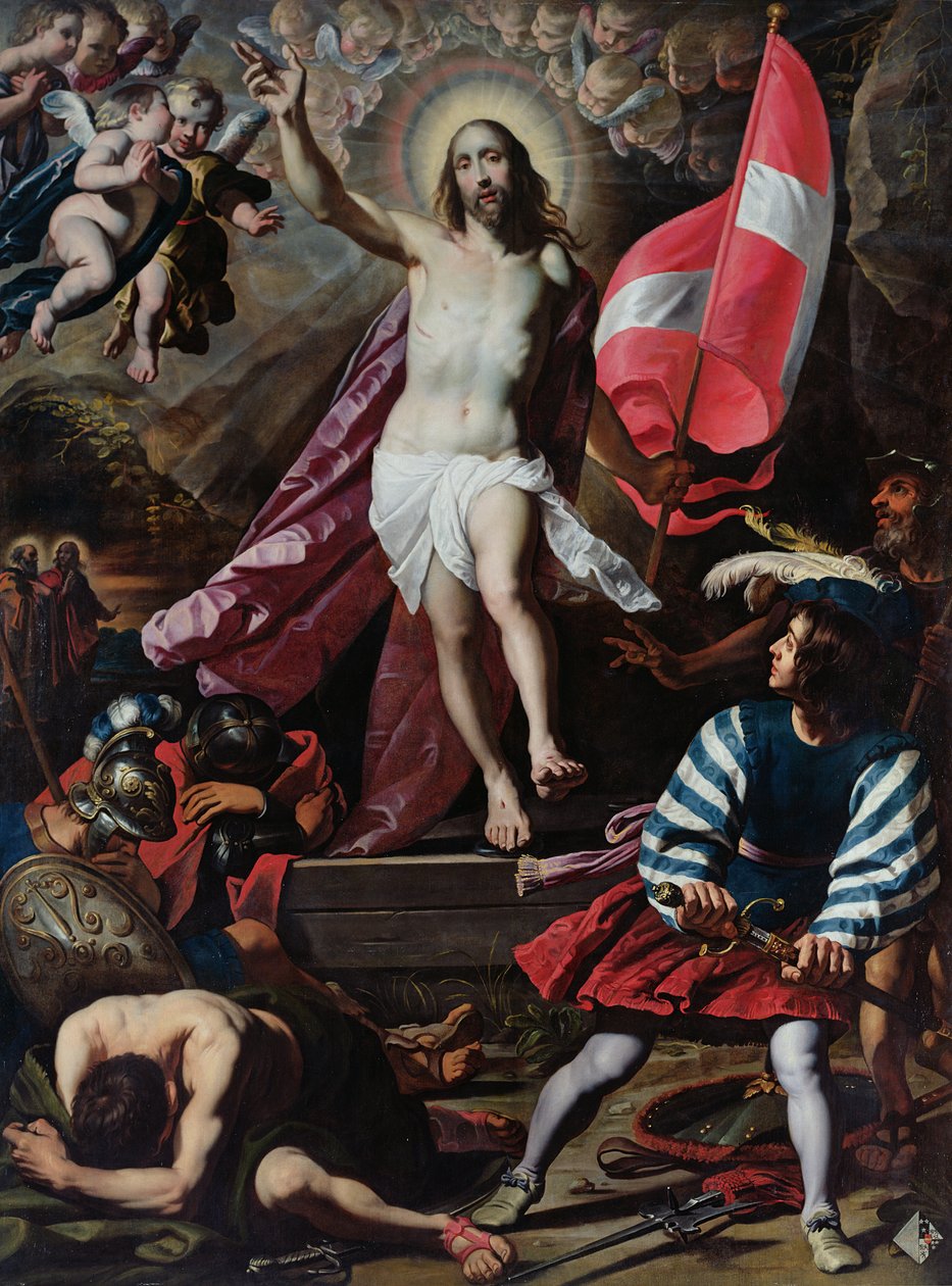 Krisztus feltámadása, 1610-20 körül alkotó: Gerard Seghers