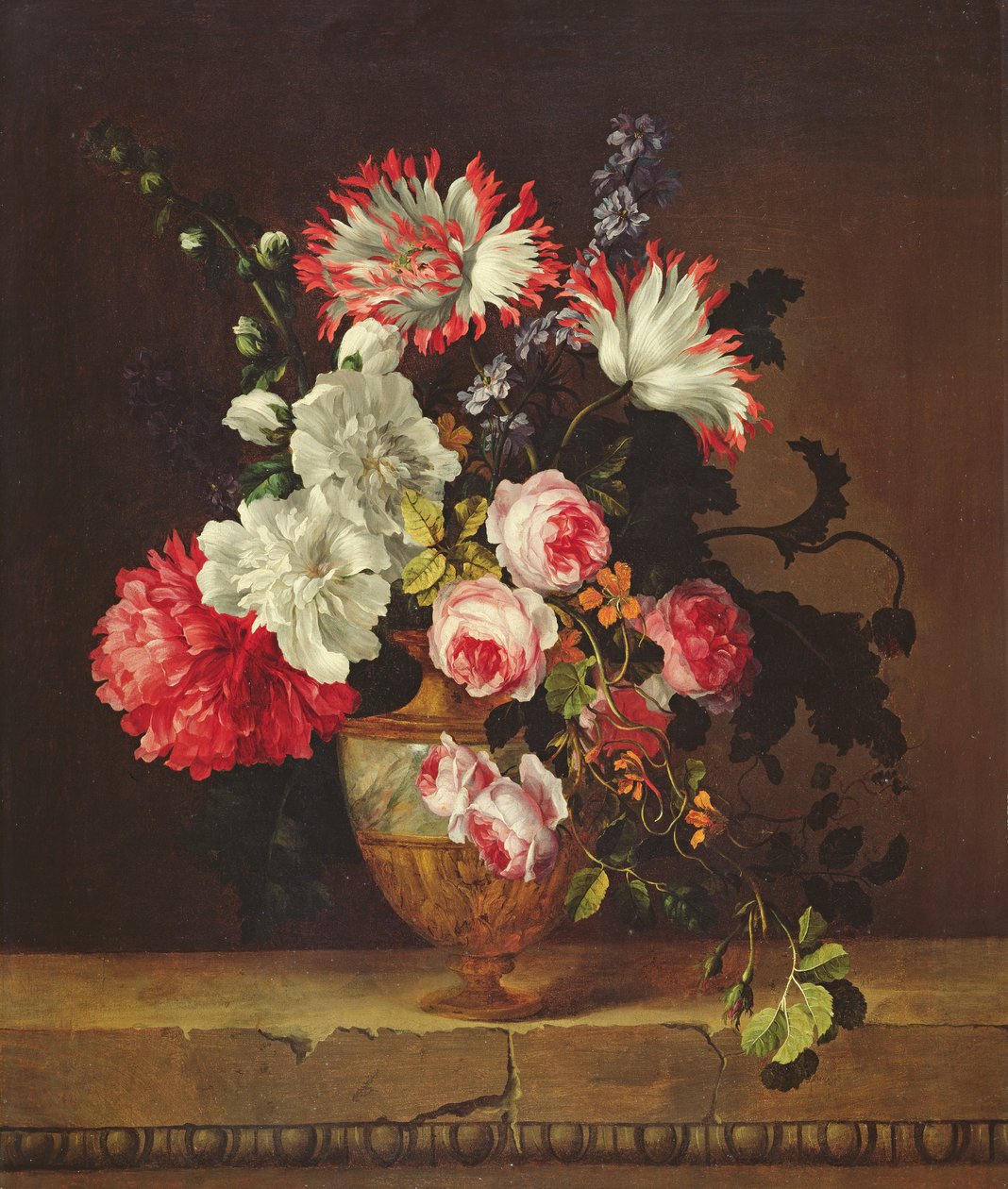 Váza virágokkal alkotó: Gerard van Spaendonck