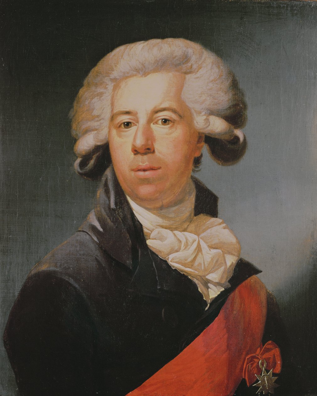 Önarckép szabadkőműves jelvényekkel alkotó: Gerard van der Puyl