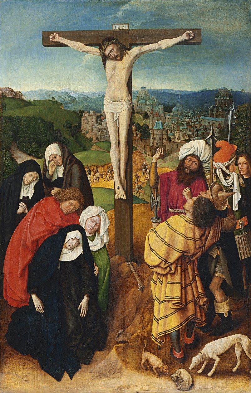 Keresztre feszítés alkotó: Gerard David