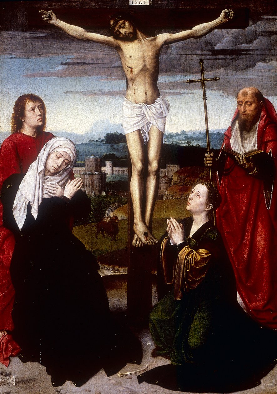 Keresztre feszítés, 16. század eleje alkotó: Gerard David