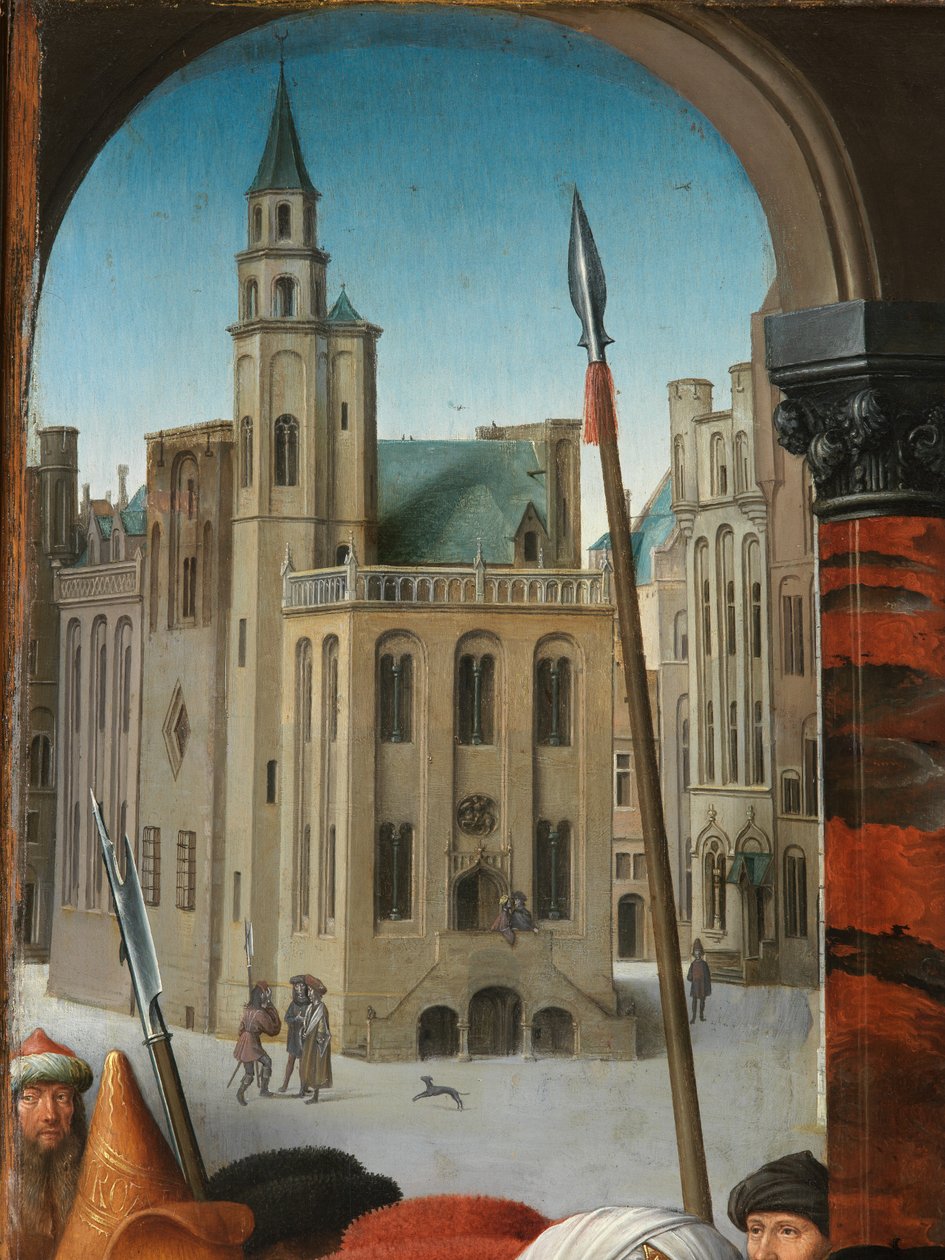 Cambyses ítéletének részlete alkotó: Gerard David