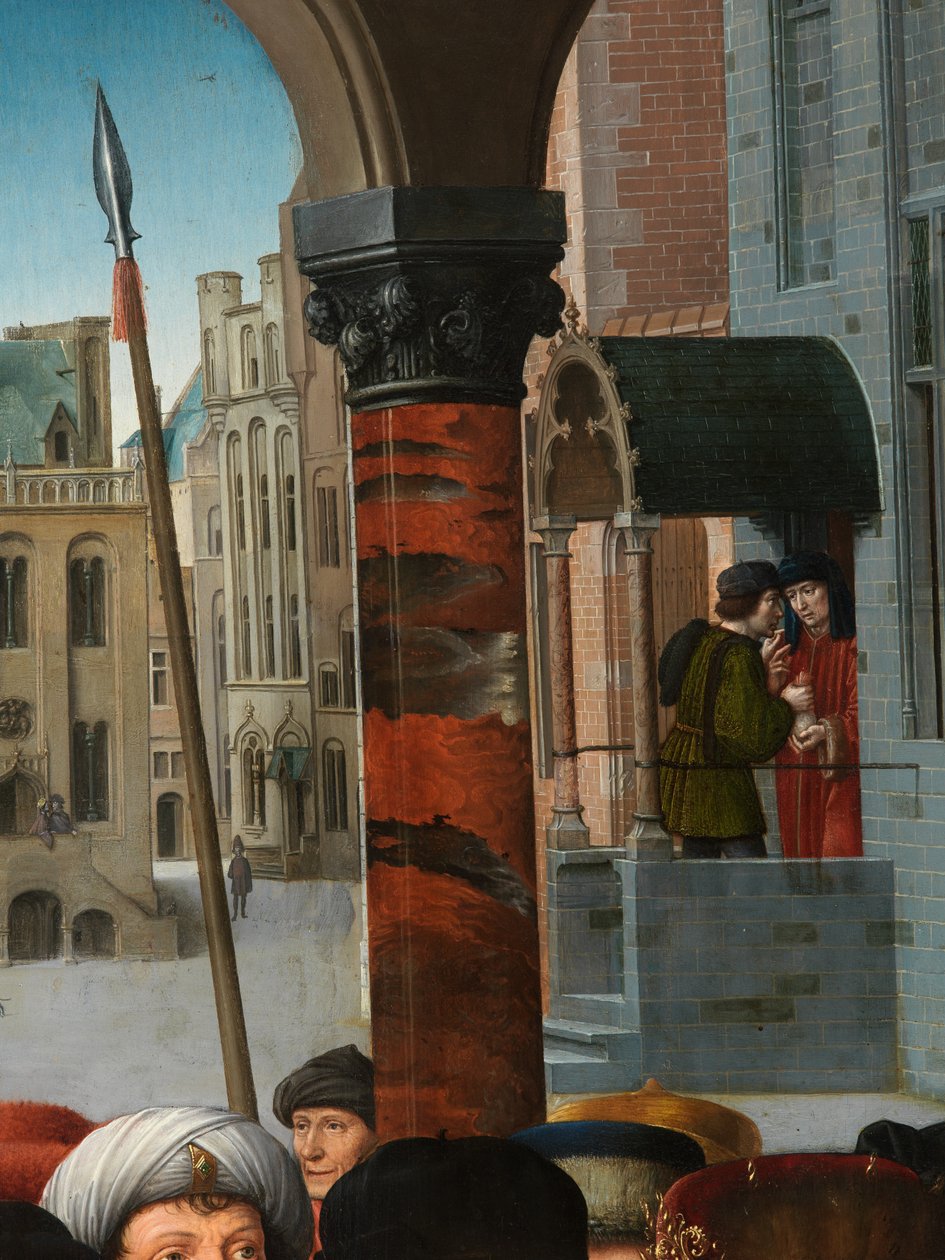 Cambyses ítéletének részlete alkotó: Gerard David