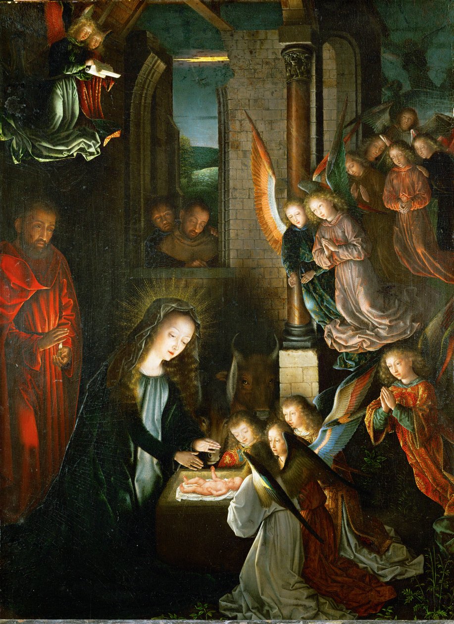 Holy Night (festmény tölgyfára) alkotó: Gerard David