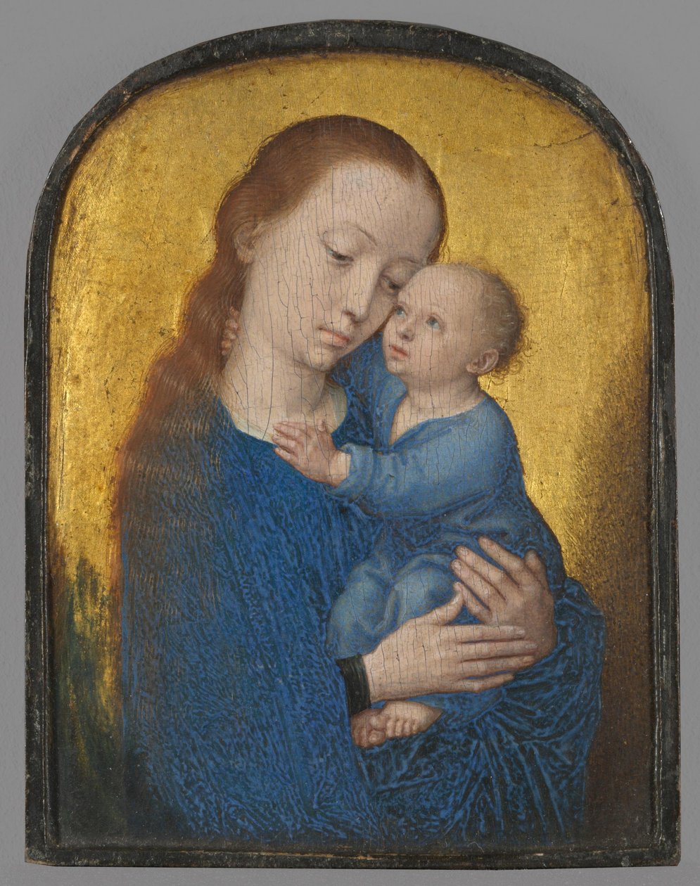 Egy diptichon része: Mária a Gyermekkel alkotó: Gerard David