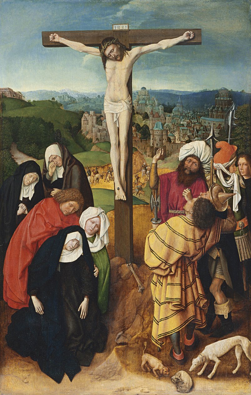 A keresztre feszítés alkotó: Gerard David