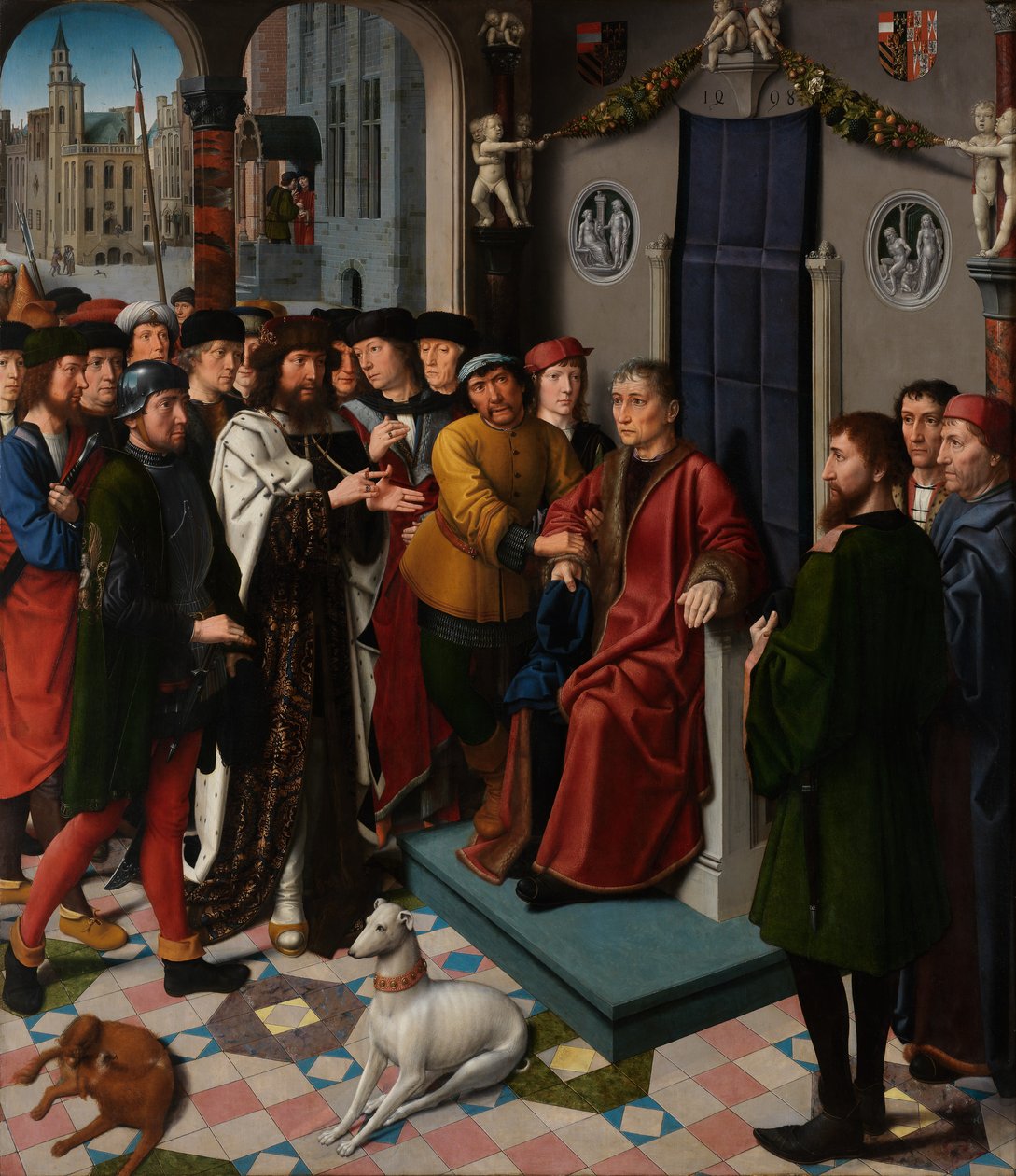 Cambyses ítélete alkotó: Gerard David