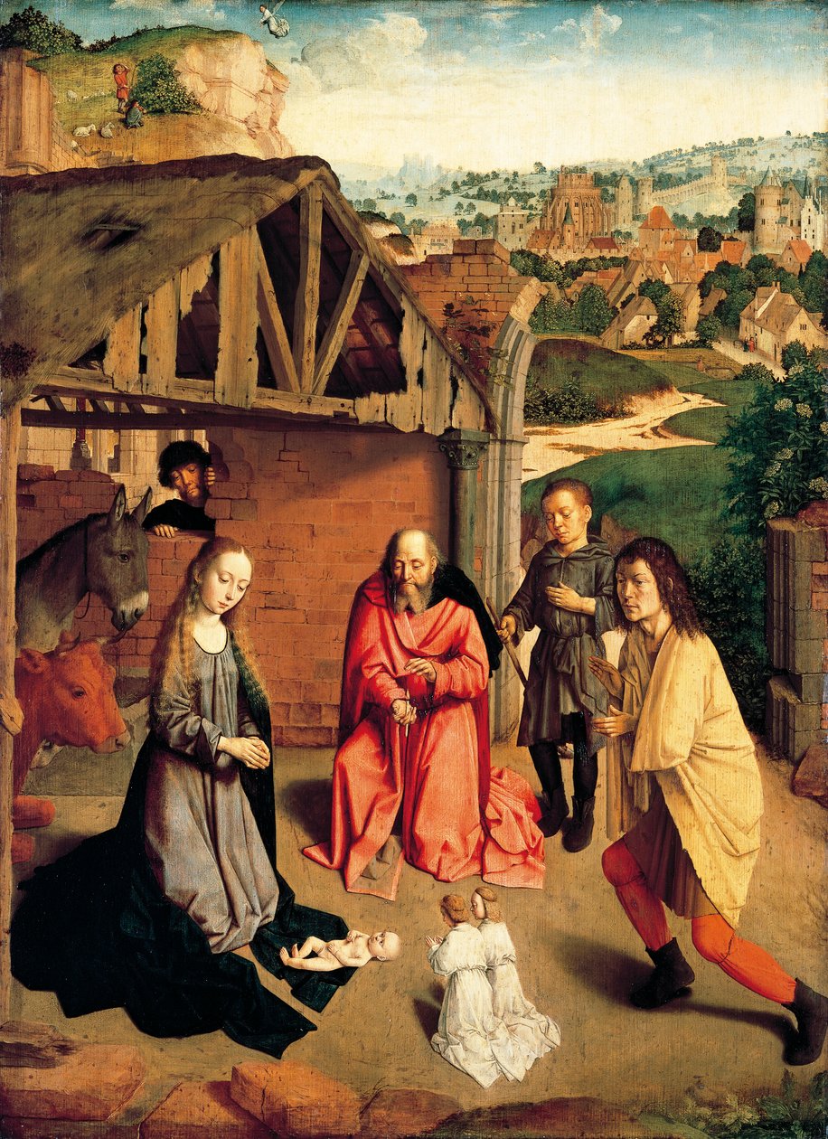 A születés, 1490 körül, Gerard David (kb. 1460-1523) alkotó: Gerard David
