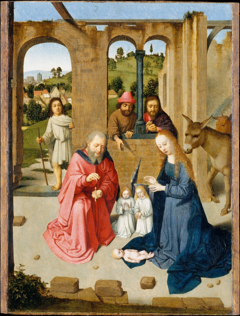 Születés, 1480-as évek eleje. alkotó: Gerard David