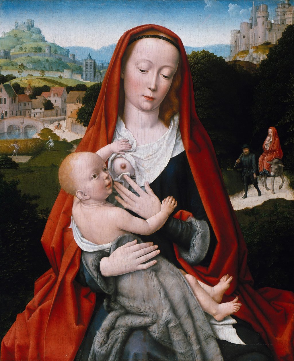 Szűz és gyermek, c. 1490 alkotó: Gerard David
