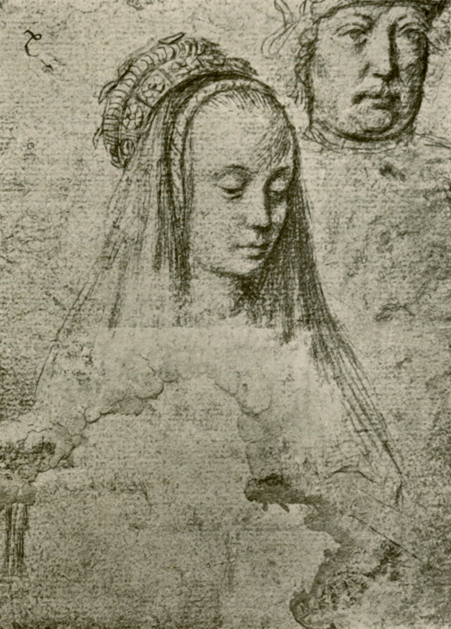 Fiatal nő fejdísszel, 1497-1498, 1908. alkotó: Gerard David