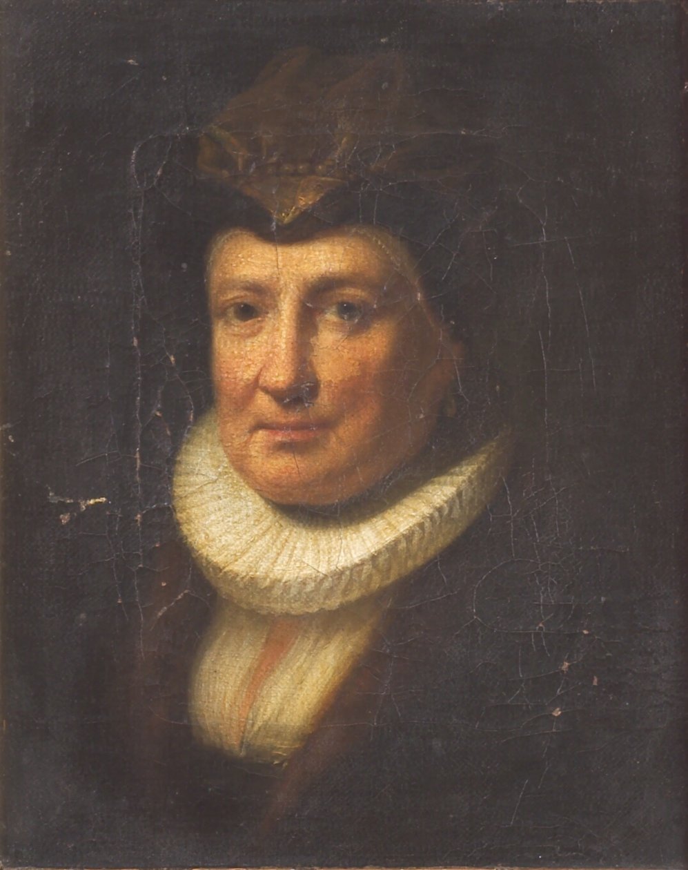 A művész anyjának portréja alkotó: Gerrit Dou