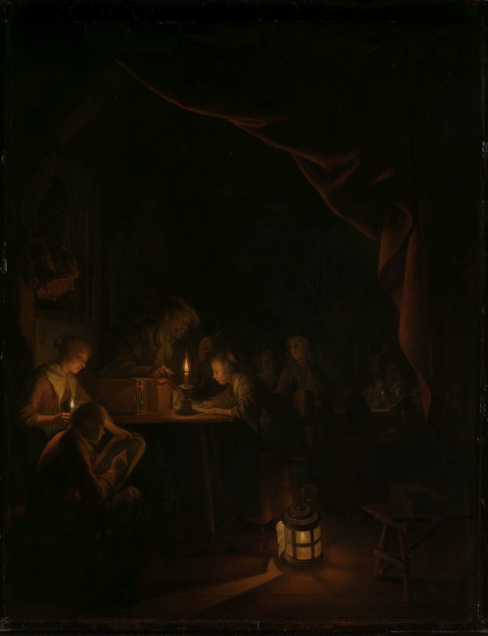 Az éjszakai iskola alkotó: Gerrit Dou