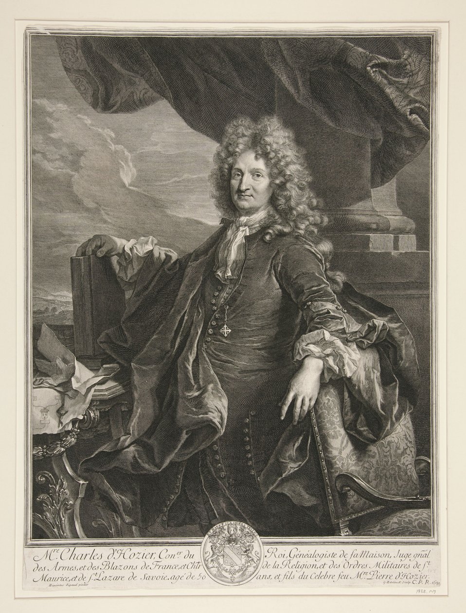 Charles-René d’Hozier alkotó: Gérard Edelinck