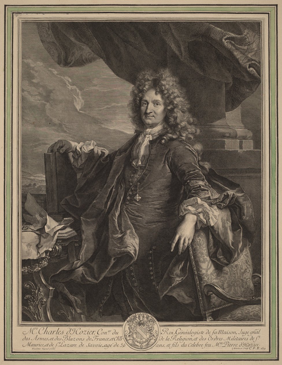 Charles-René d’Hozier alkotó: Gérard Edelinck