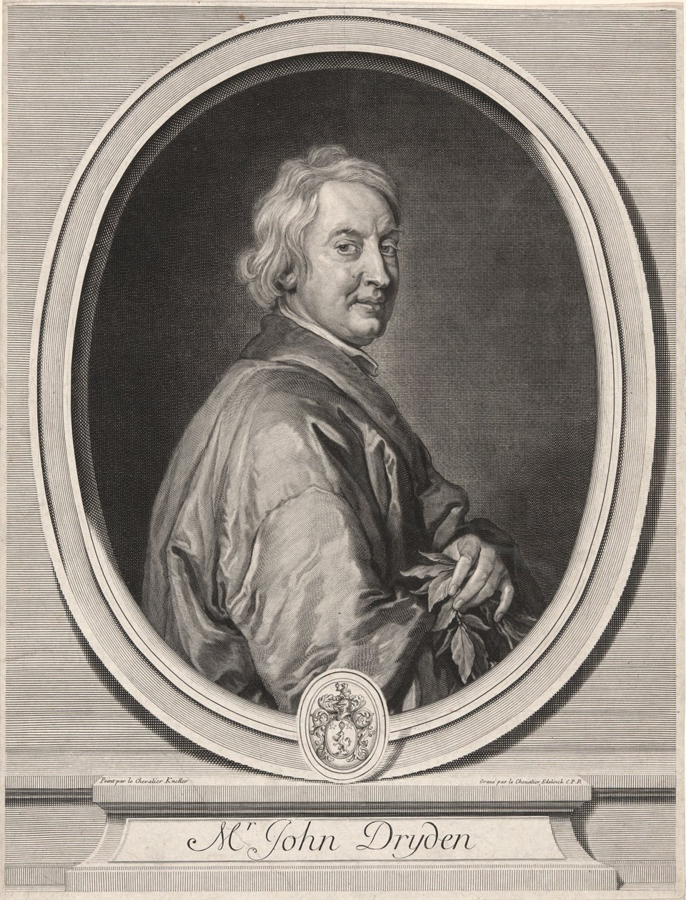 John Dryden (1631-1707) alkotó: Gérard Edelinck