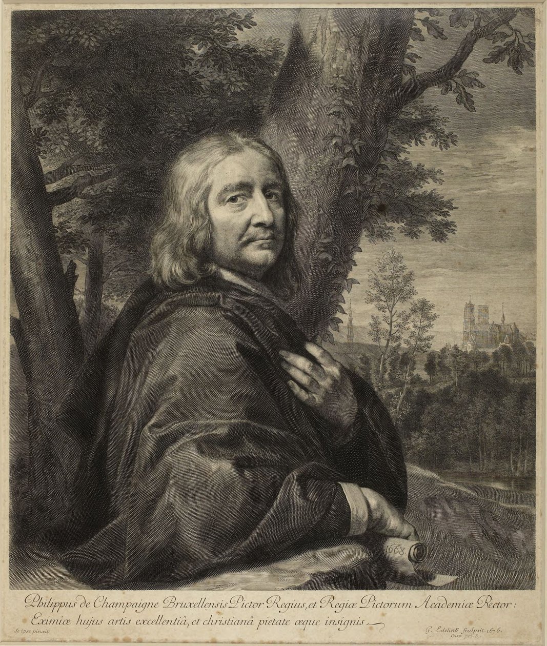 Philippe de Champaigne (Robert-Dumesnil VII, 239, 164. sz., I. állapot) alkotó: Gérard Edelinck