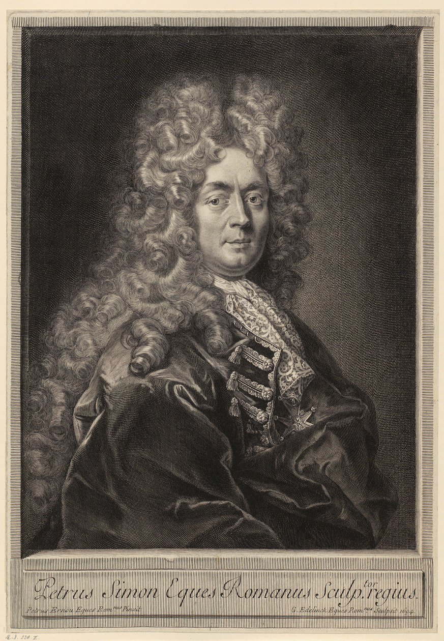 André Hameau portréja alkotó: Gérard Edelinck