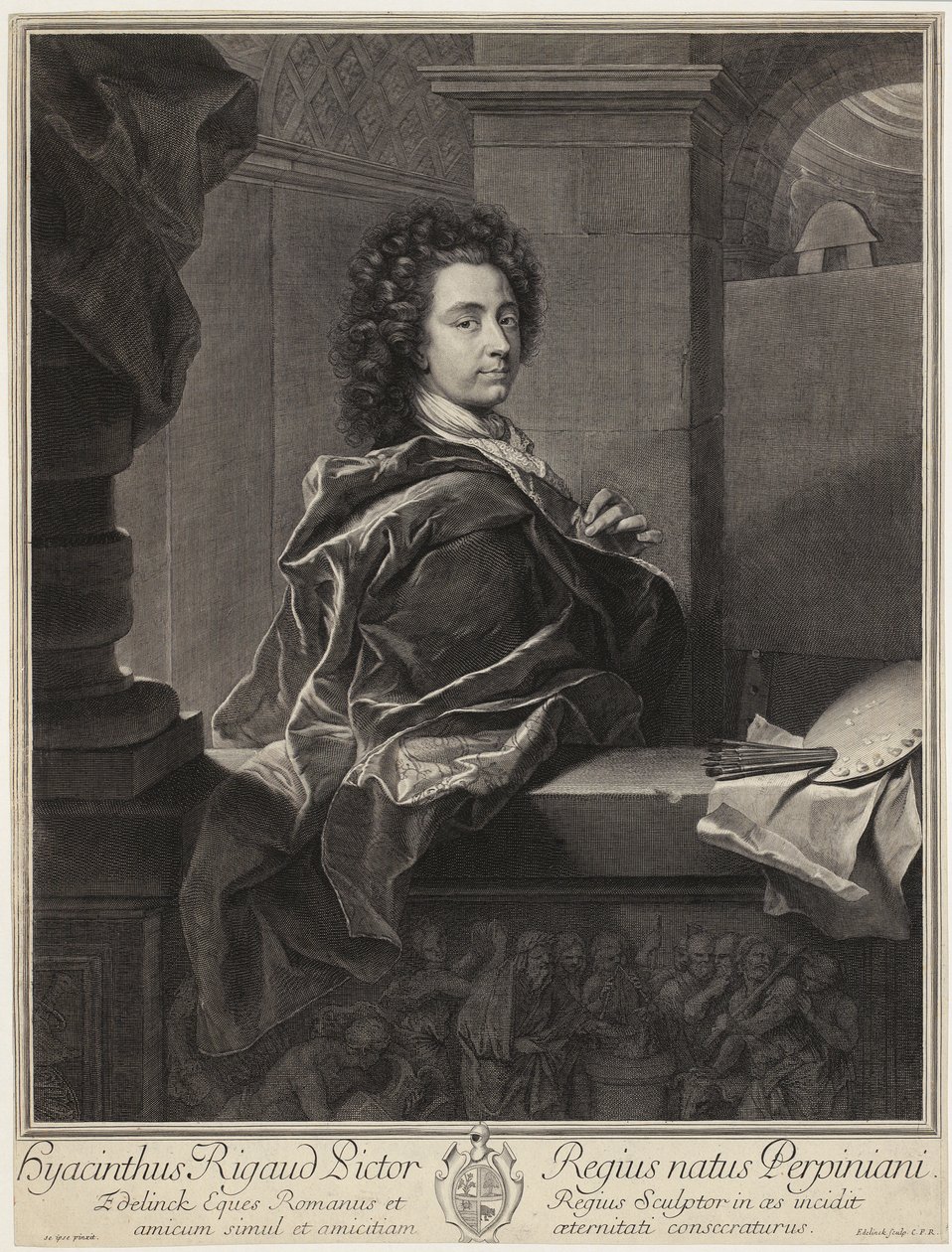 Tiziano portréja alkotó: Gérard Edelinck