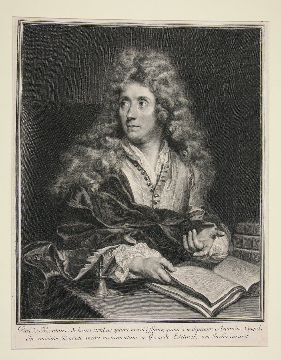 Antoine Coypel portréja alkotó: Gérard Edelinck