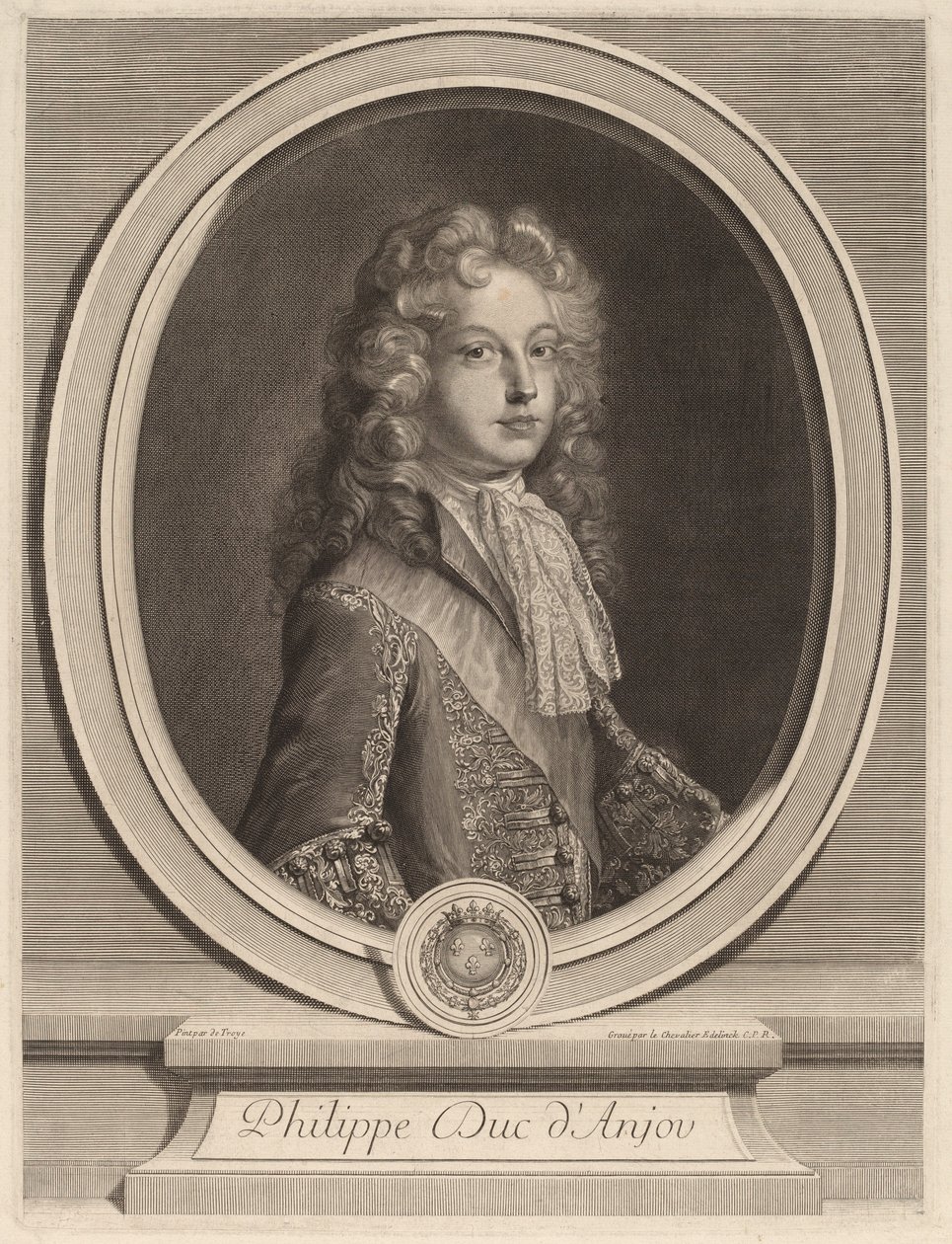 Fülöp, Anjou hercege alkotó: Gerard Edelinck after François de Troy