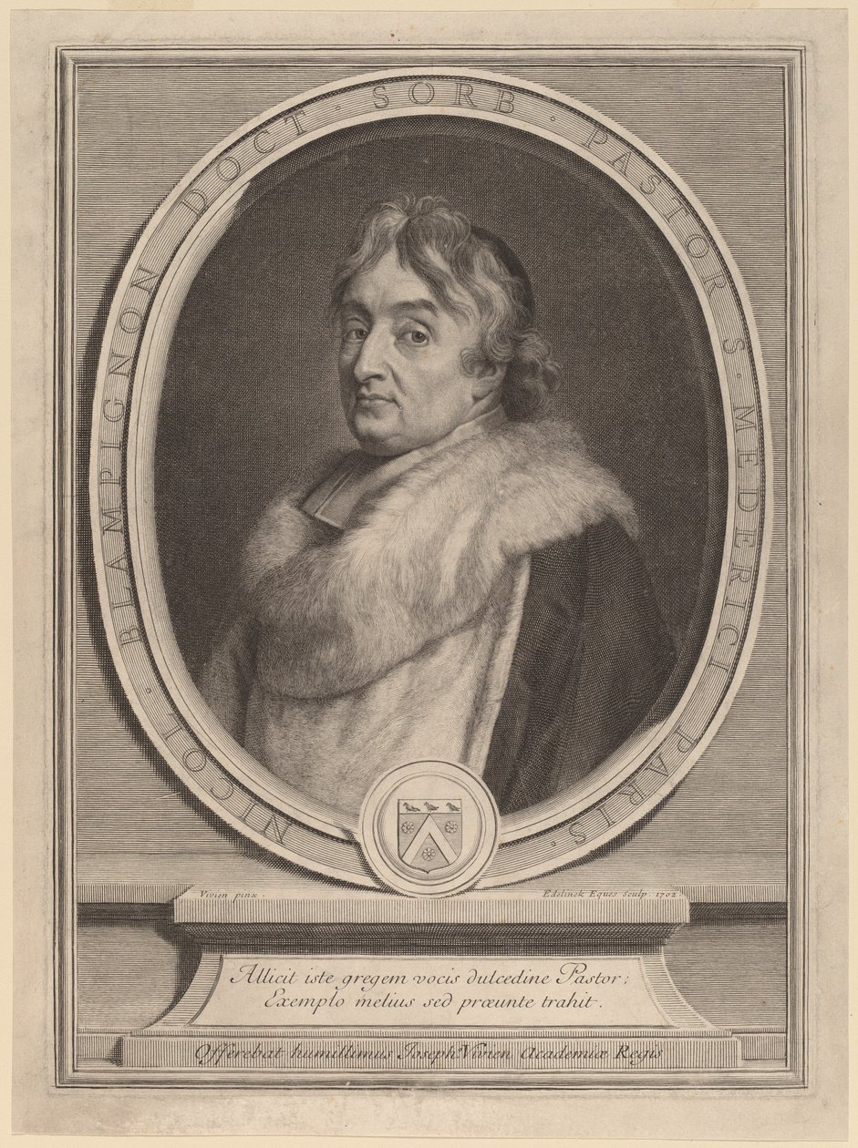 Nicolas de Blampignon alkotó: Gerard Edelinck after Joseph Vivien