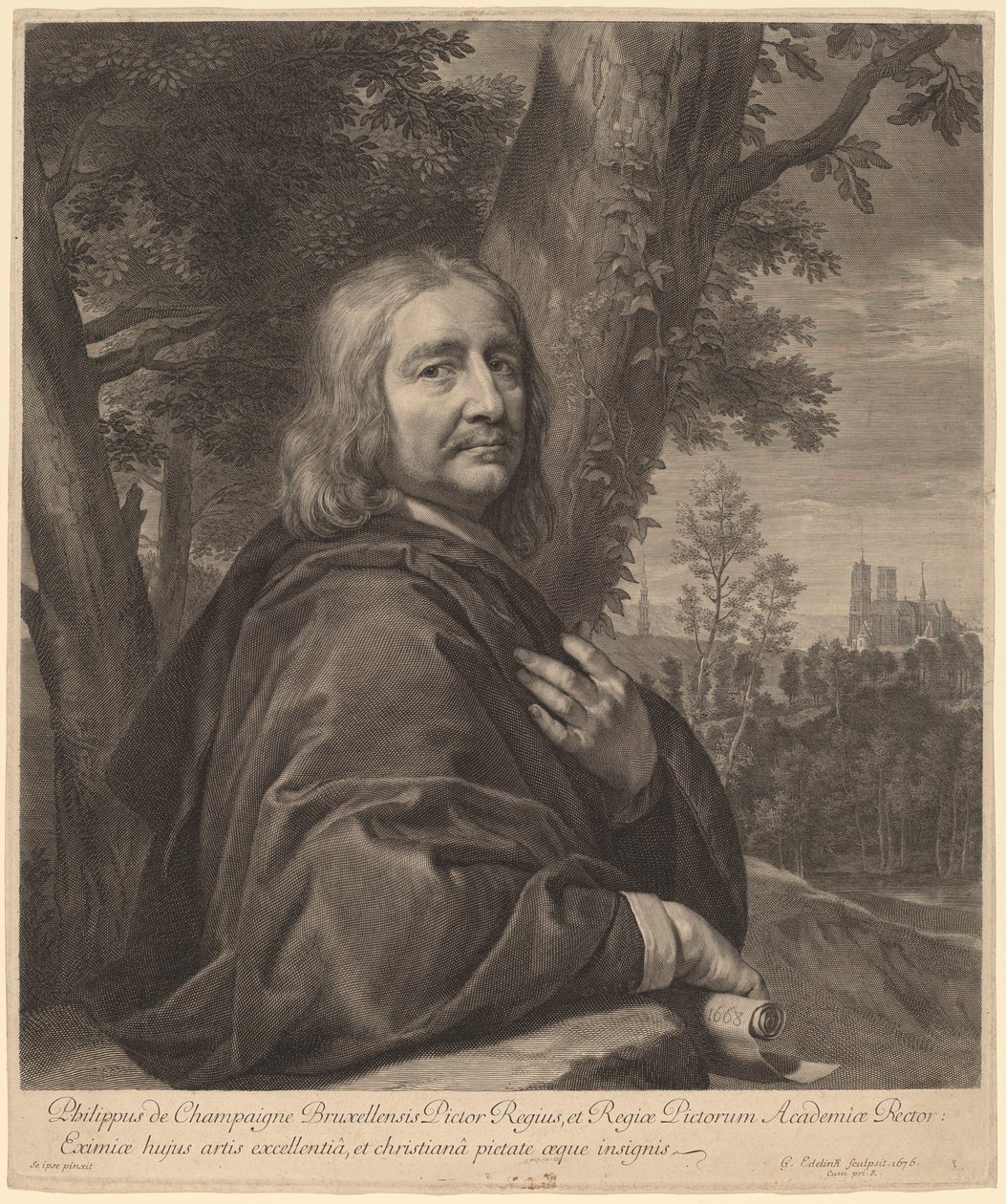 Champaigne Fülöp alkotó: Gerard Edelinck after Philippe de Champaigne