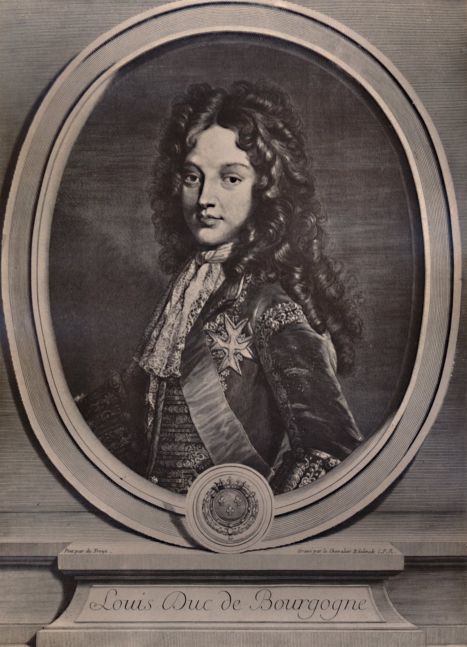 Lajos, Burgundia hercege, Dauphin francia és XV. Lajos király apja, 1700 1894 alkotó: Gerard Edelnick