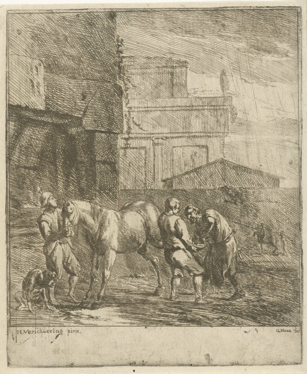 patkolókovács alkotó: Gerard Hoet (I)