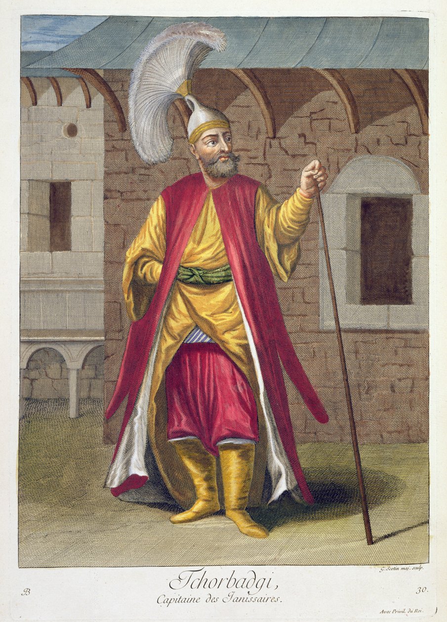 Tchorbadji, a janicsárok kapitánya, XVIII alkotó: Gerard Jean Baptiste Scotin