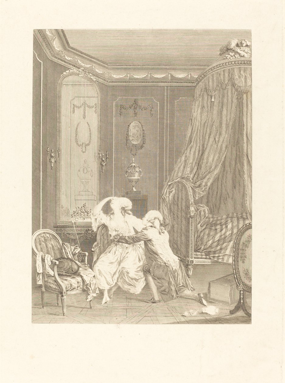 Késői bűnbánat alkotó: Gerard Rene Le Vilain after Nicolas Lavreince