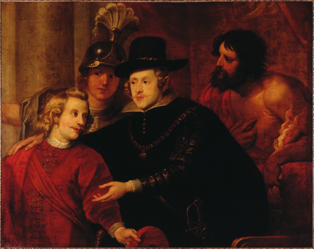 IV. Fülöp spanyol 1605-1665 elküldi testvérét, Infante Ferdinánd osztrák bíborost 1609-1601 alkotó: Gerard . Seghers