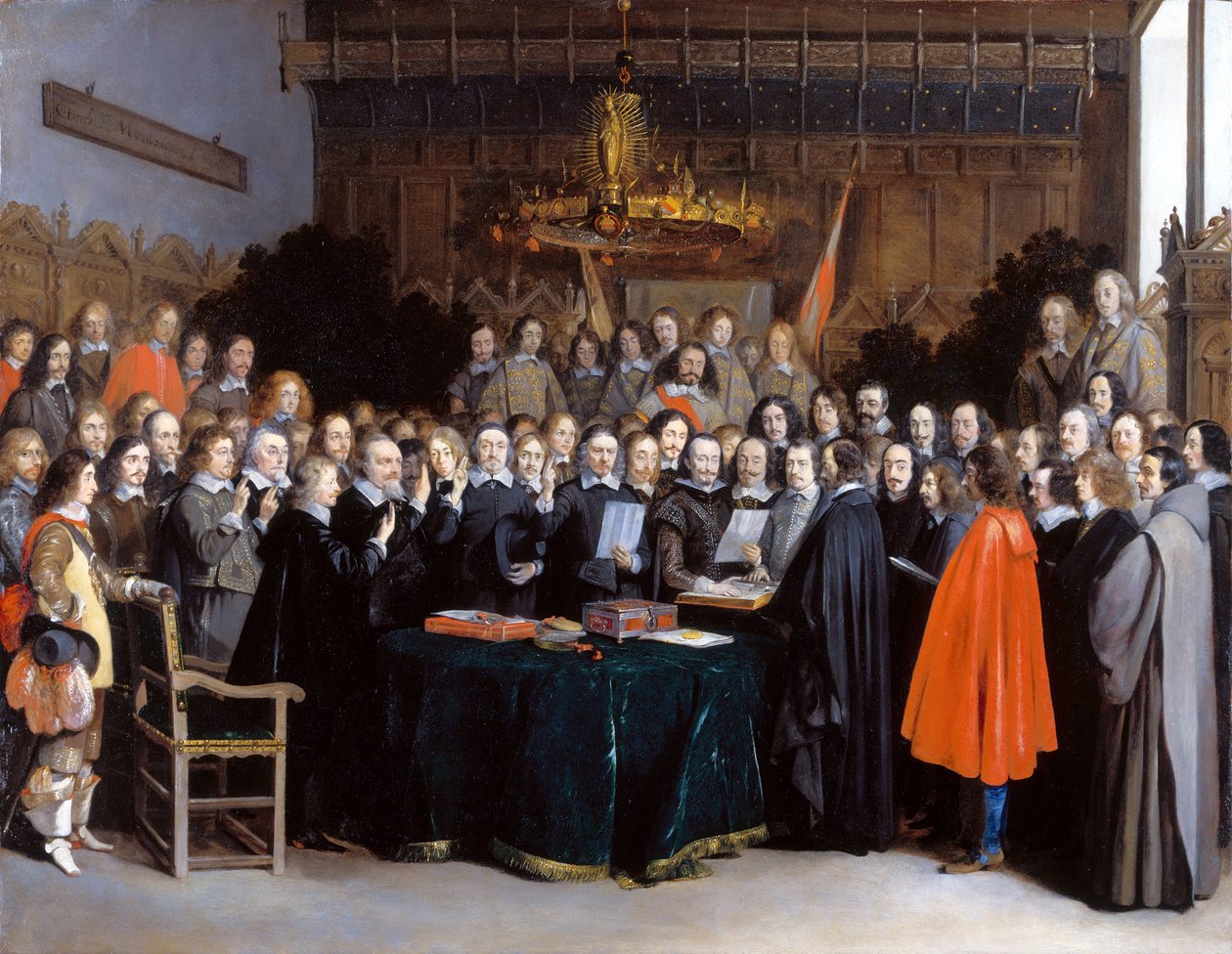 A münsteri szerződés ratifikálása, 1648. május 15 alkotó: Gerard Ter Borch the Younger