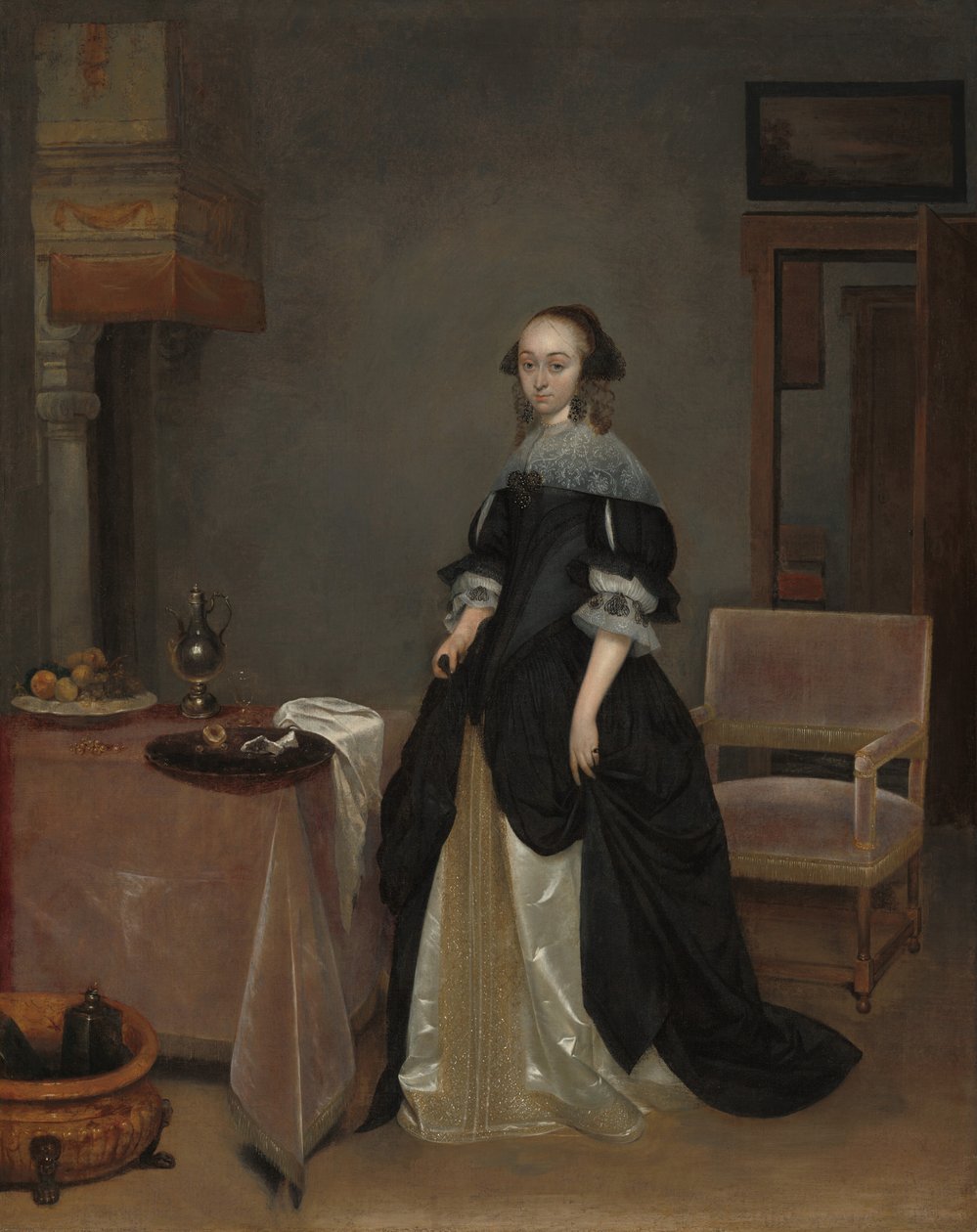 Suchtelen Mária, c. 1666. alkotó: Gerard Terborch II