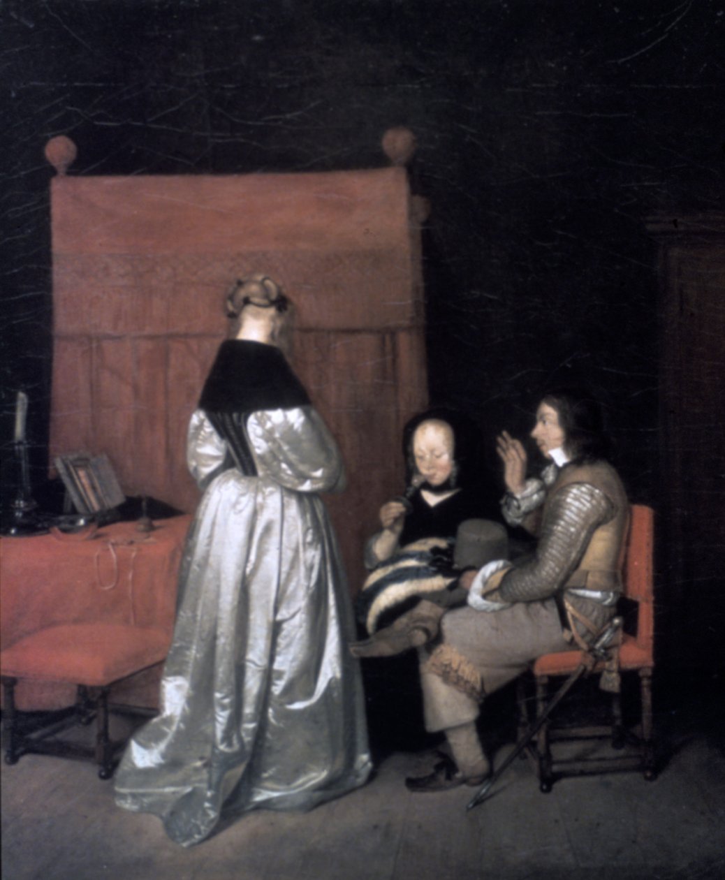 „Atyai intés”, 1654-1655 alkotó: Gerard Terborch II