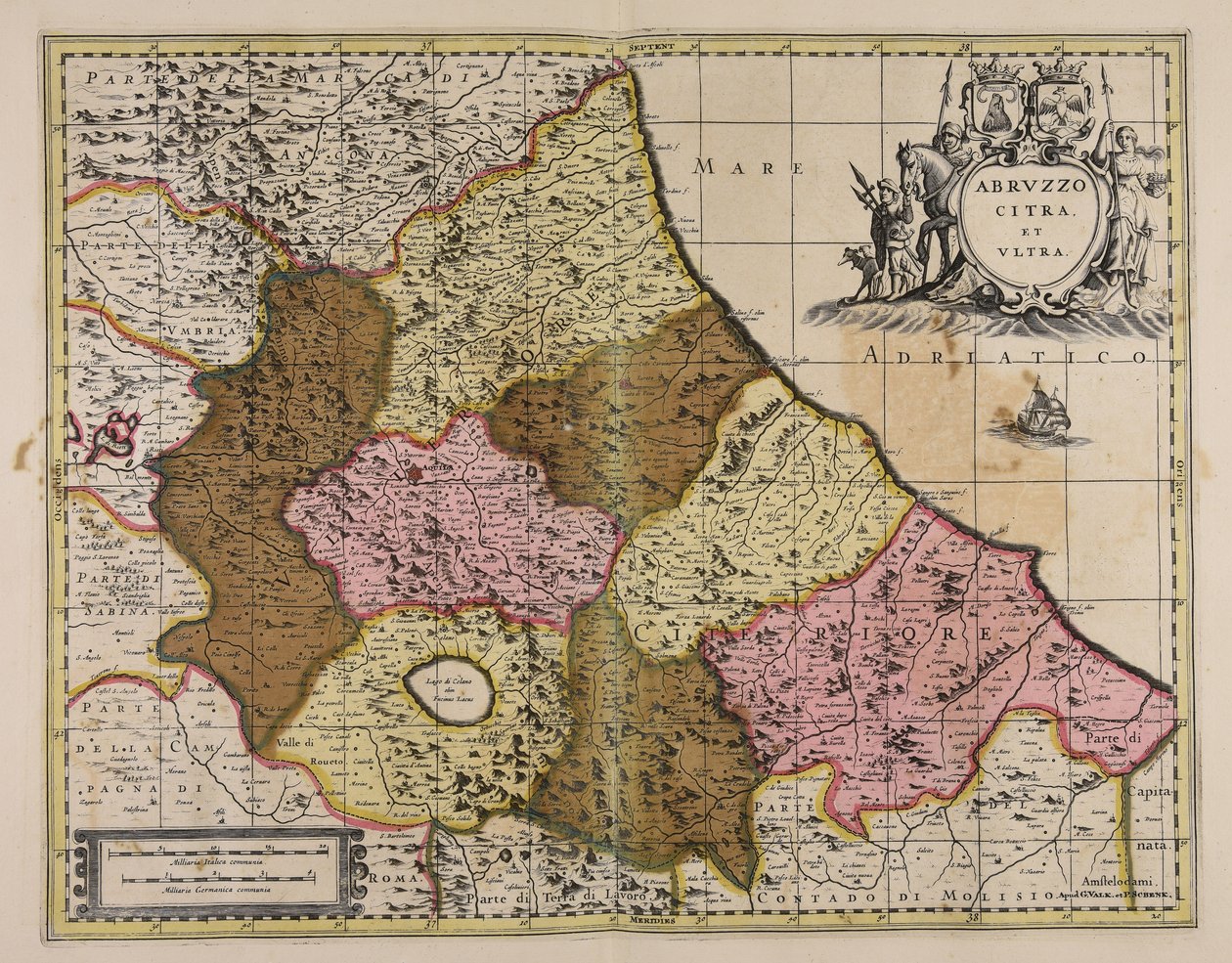Abruzzo citra et vltra alkotó: Gerard Valck