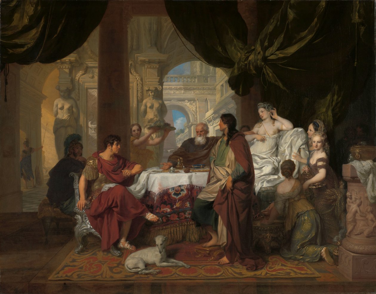 Kleopátra bankettje Kleopátra bankettje alkotó: Gerard de Lairesse