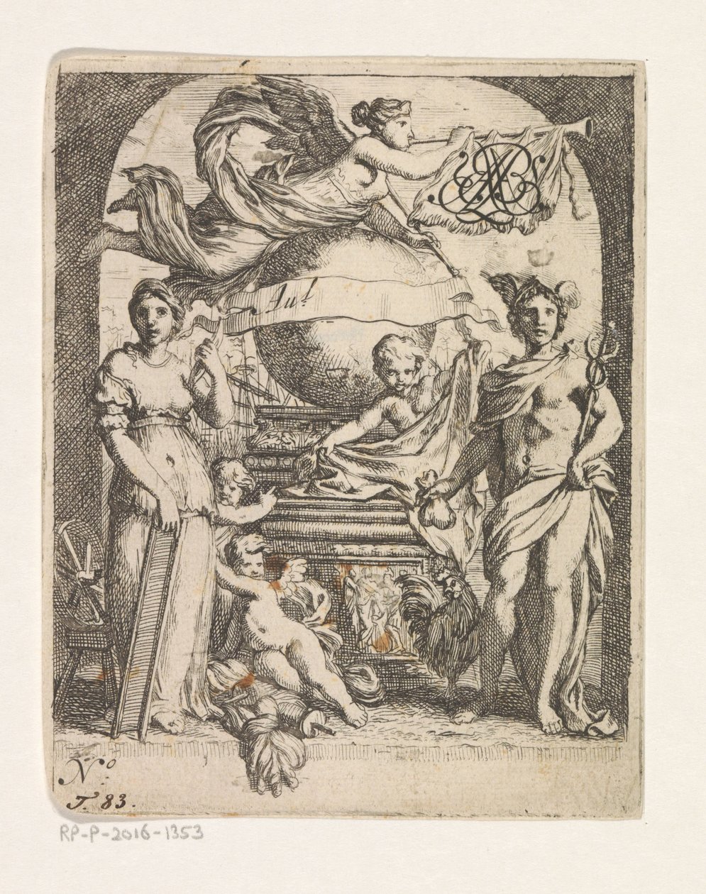 Merkúr és a szövésművészet alkotó: Gerard de Lairesse