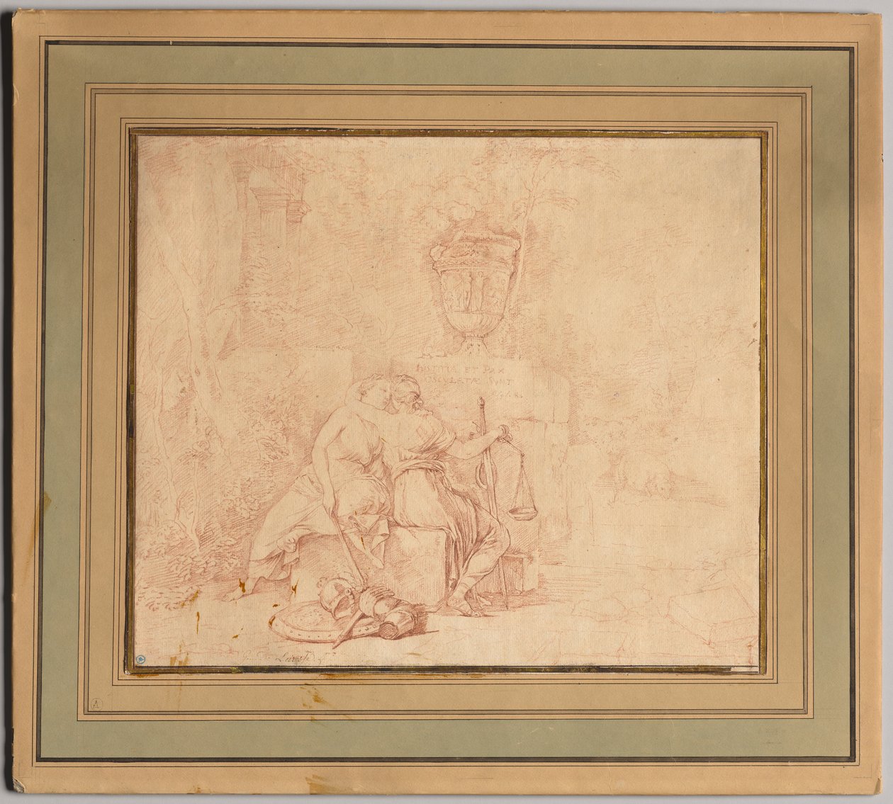 A béke és igazság csókja, 1654 után. alkotó: Gerard de Lairesse