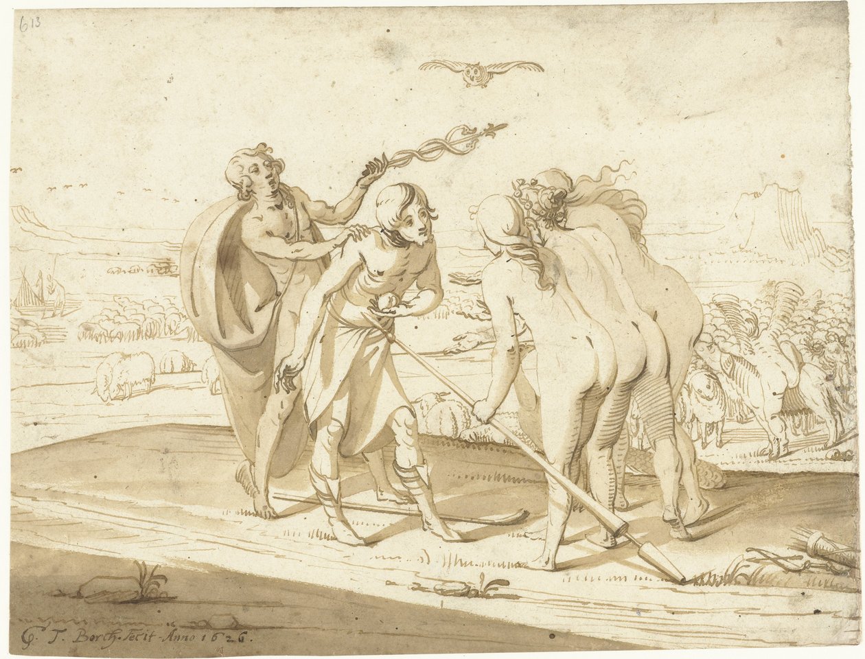 Párizs ítélete alkotó: Gerard ter Borch