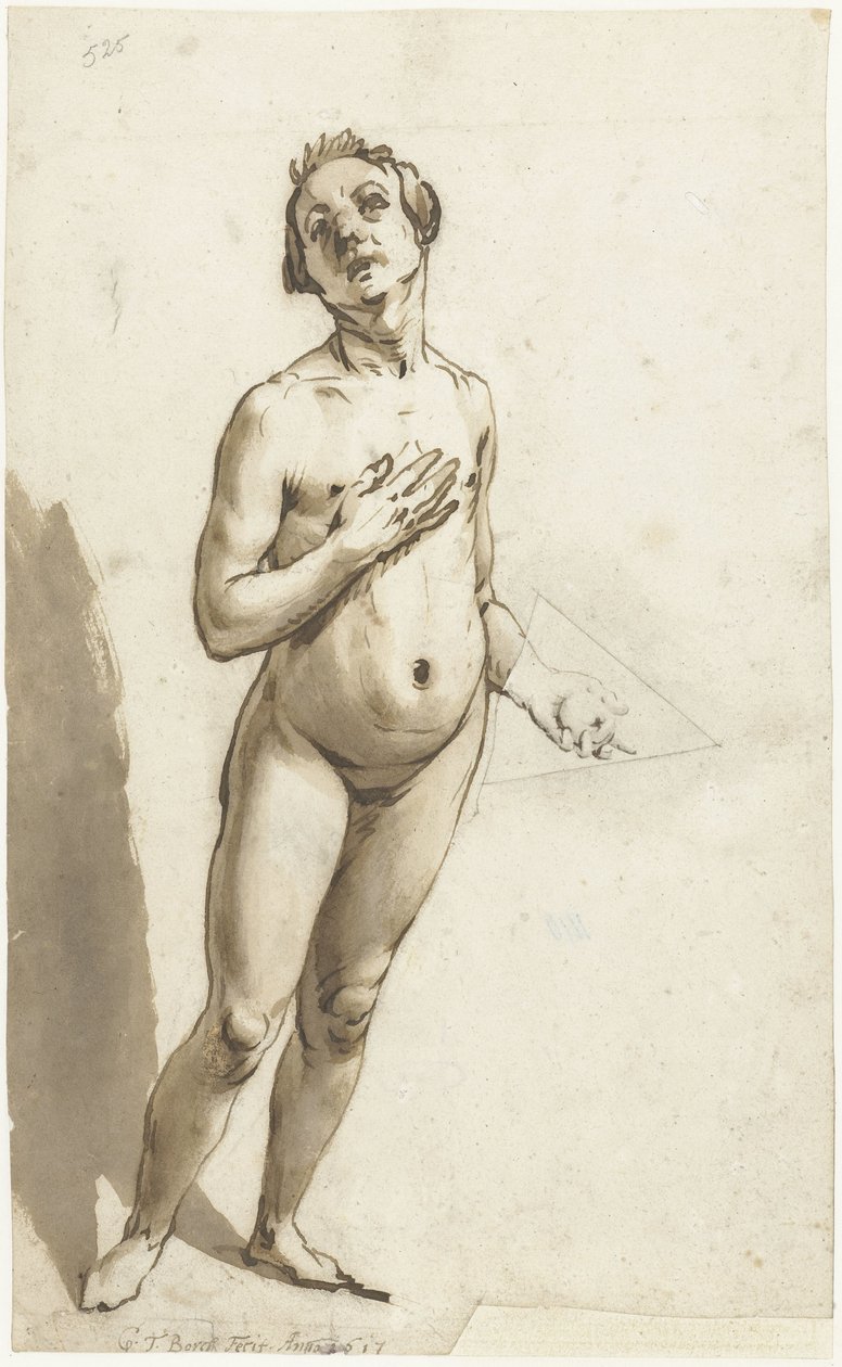 Álló Ádám alkotó: Gerard ter Borch