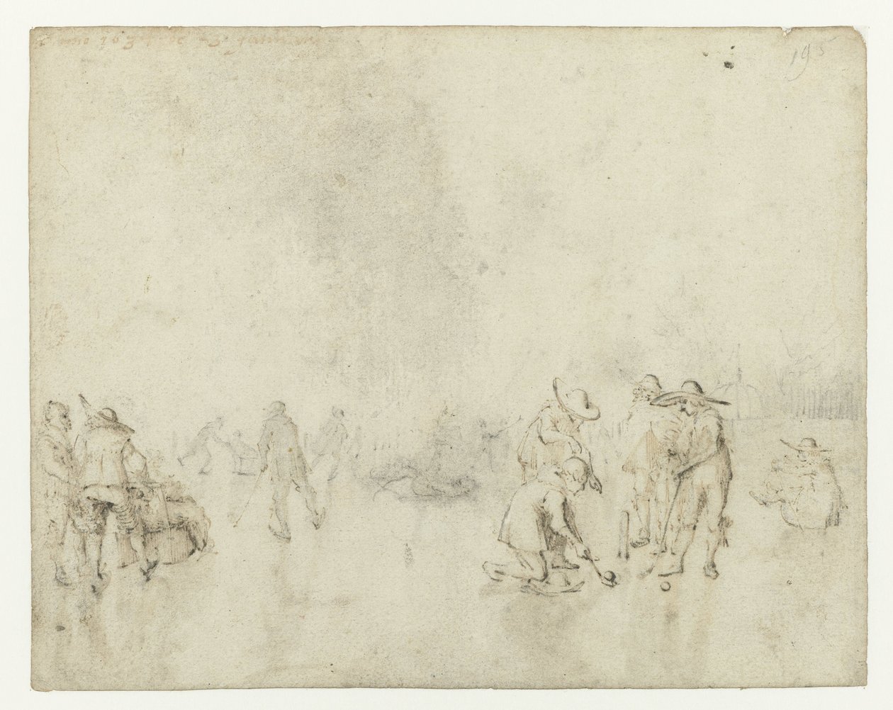 Jég arc lombik játékosokkal alkotó: Gerard ter Borch (II)