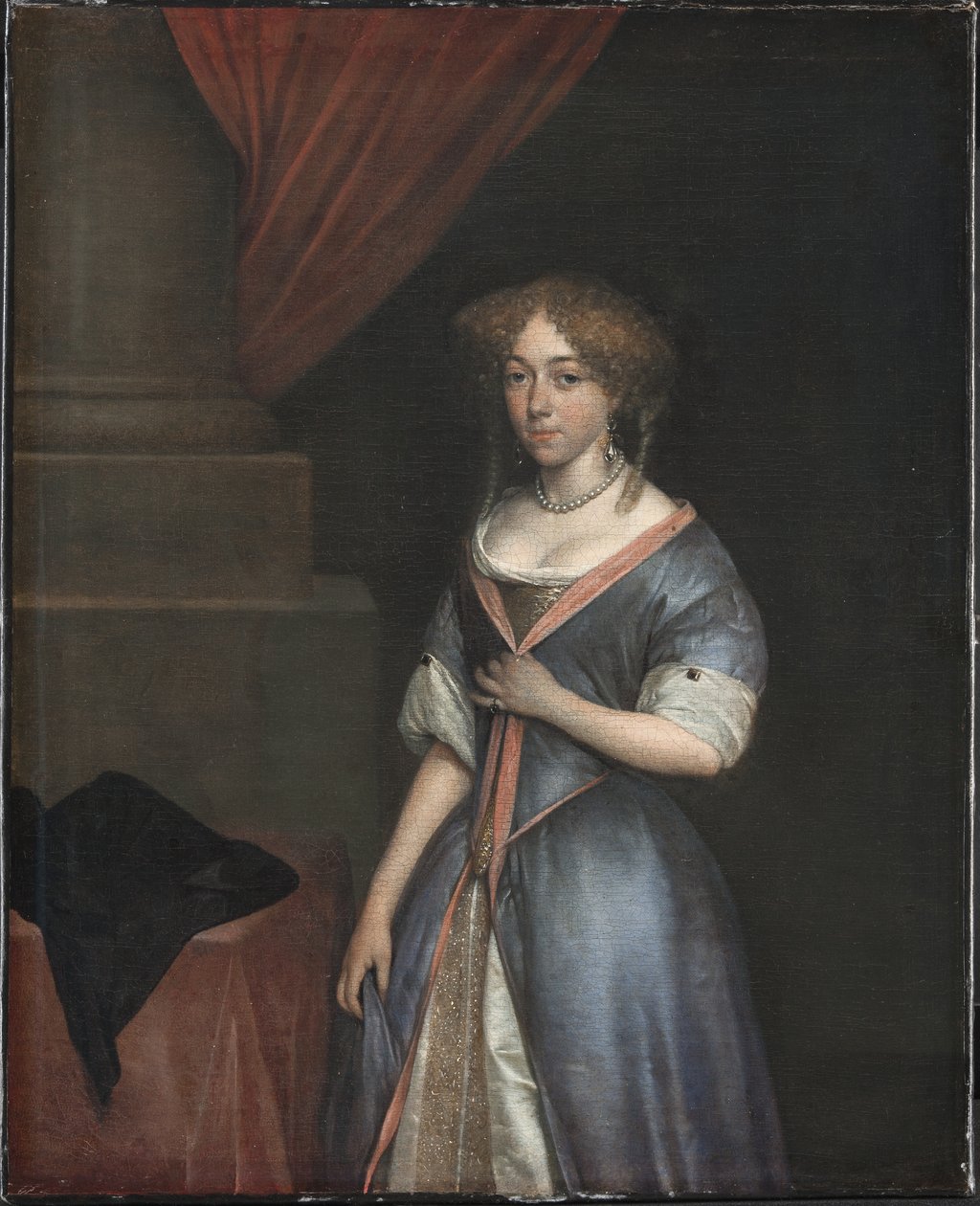 Egy hölgy portréja alkotó: Gerard ter Borch