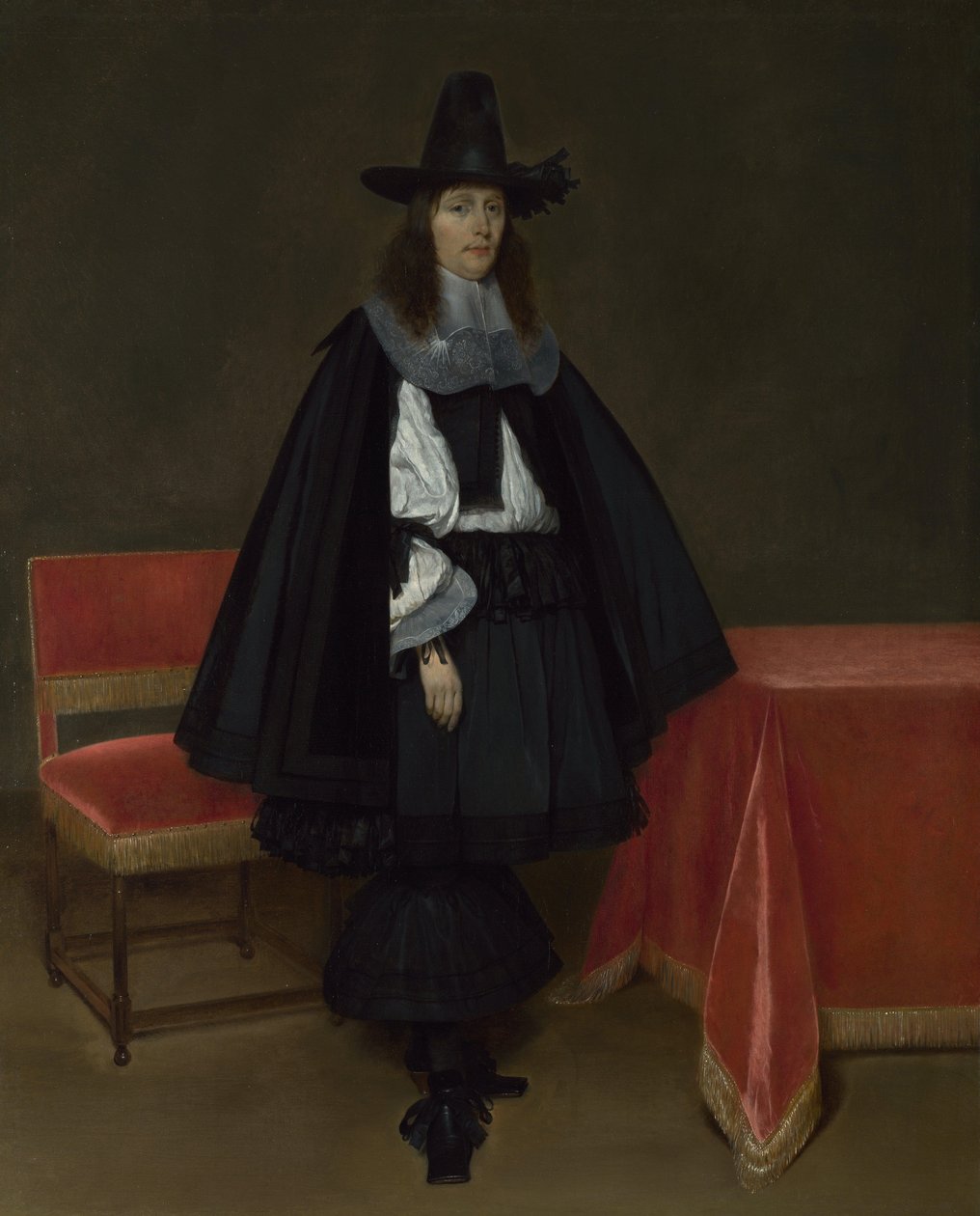 Egy fiatalember portréja alkotó: Gerard ter Borch