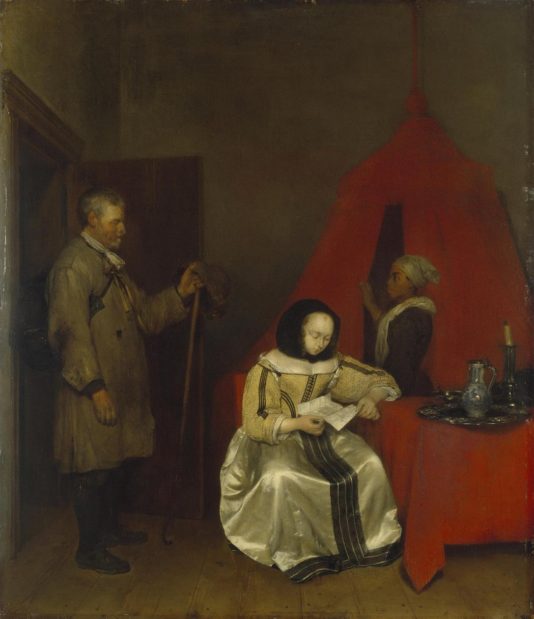 Vidéki postás alkotó: Gerard ter Borch