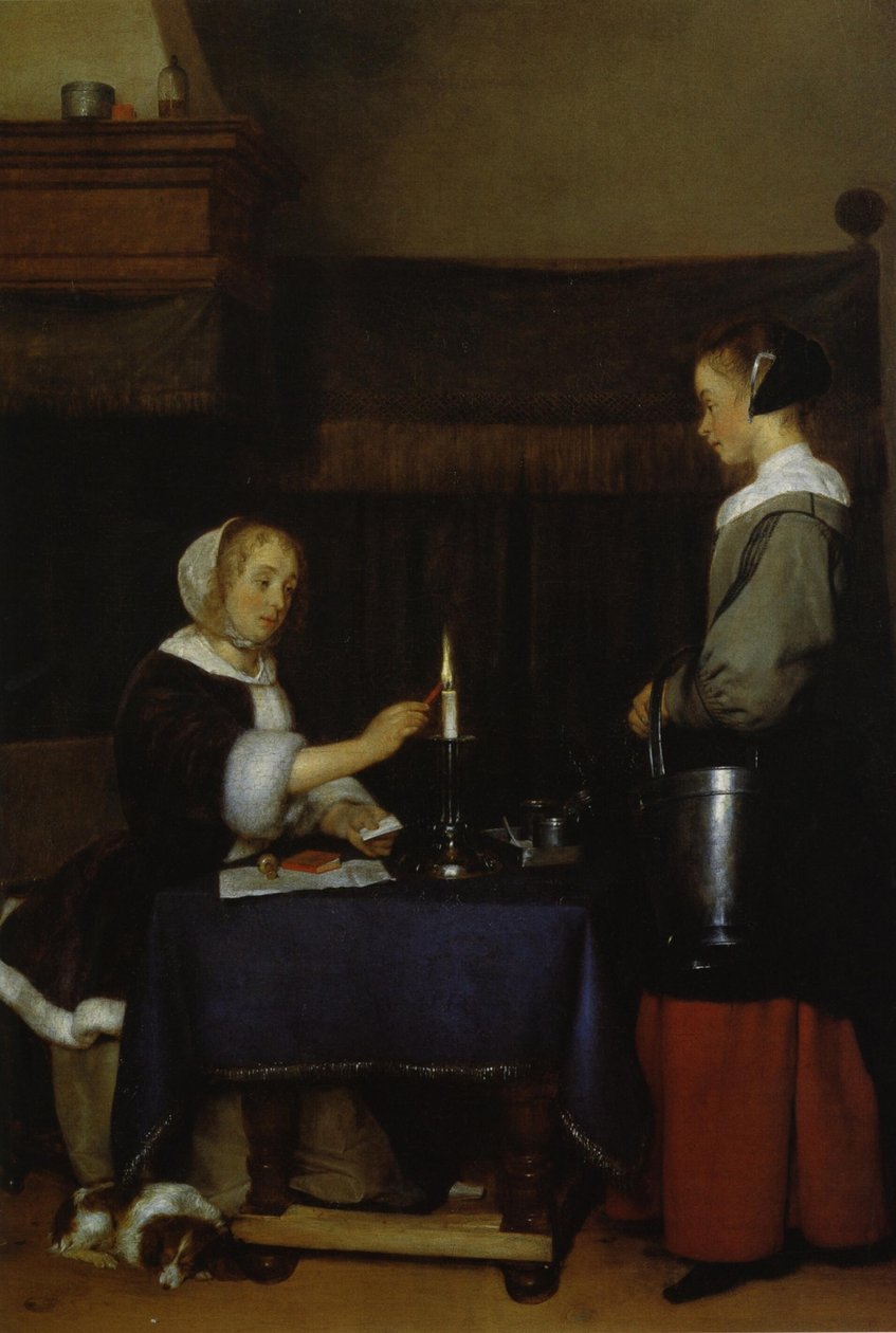 A tudósító alkotó: Gerard ter Borch