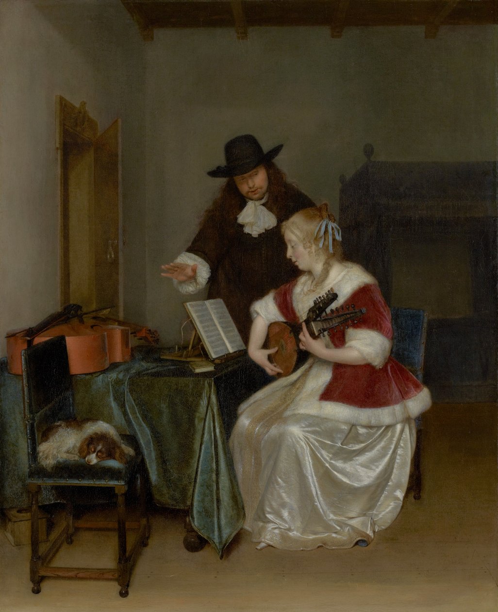 A zenei lecke alkotó: Gerard ter Borch