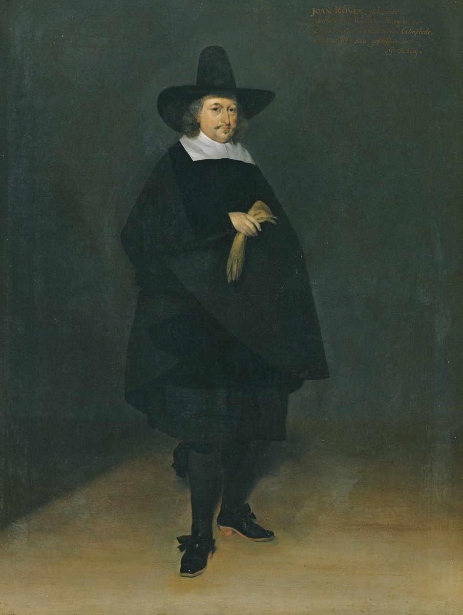 Burgermeister Jan Roever (1610-61) portréja alkotó: Gerard ter Borch