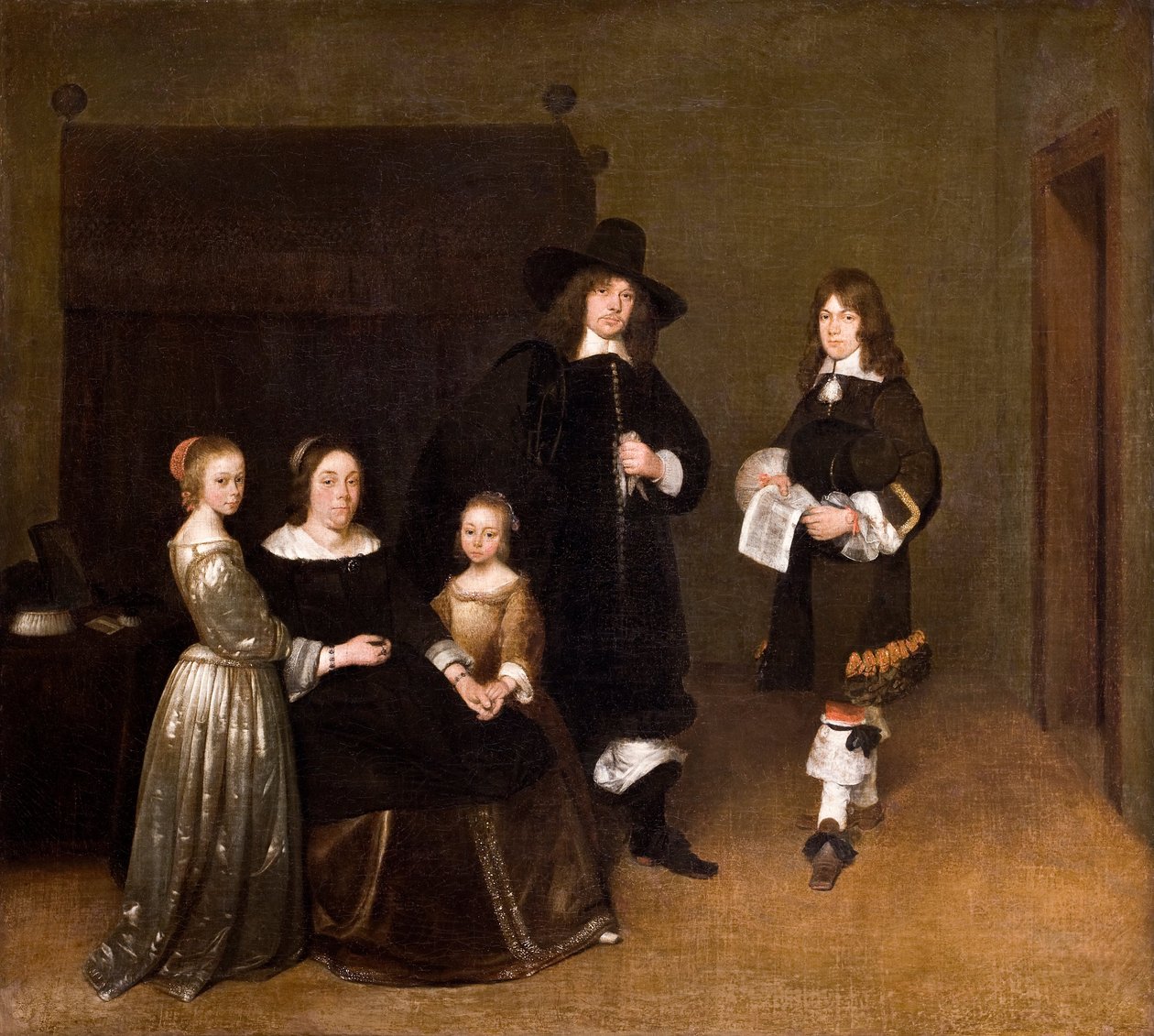 Családi portré, 1656 alkotó: Gerard ter Borch